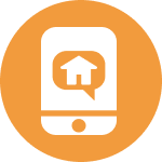 Icon for mobile apps for real estate agents