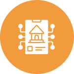 Icon for lead scoring and client behavior tracking