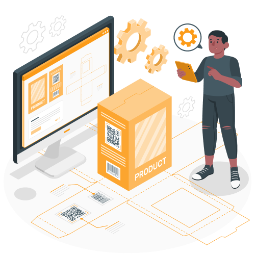 Illustration of logistics software development expertise