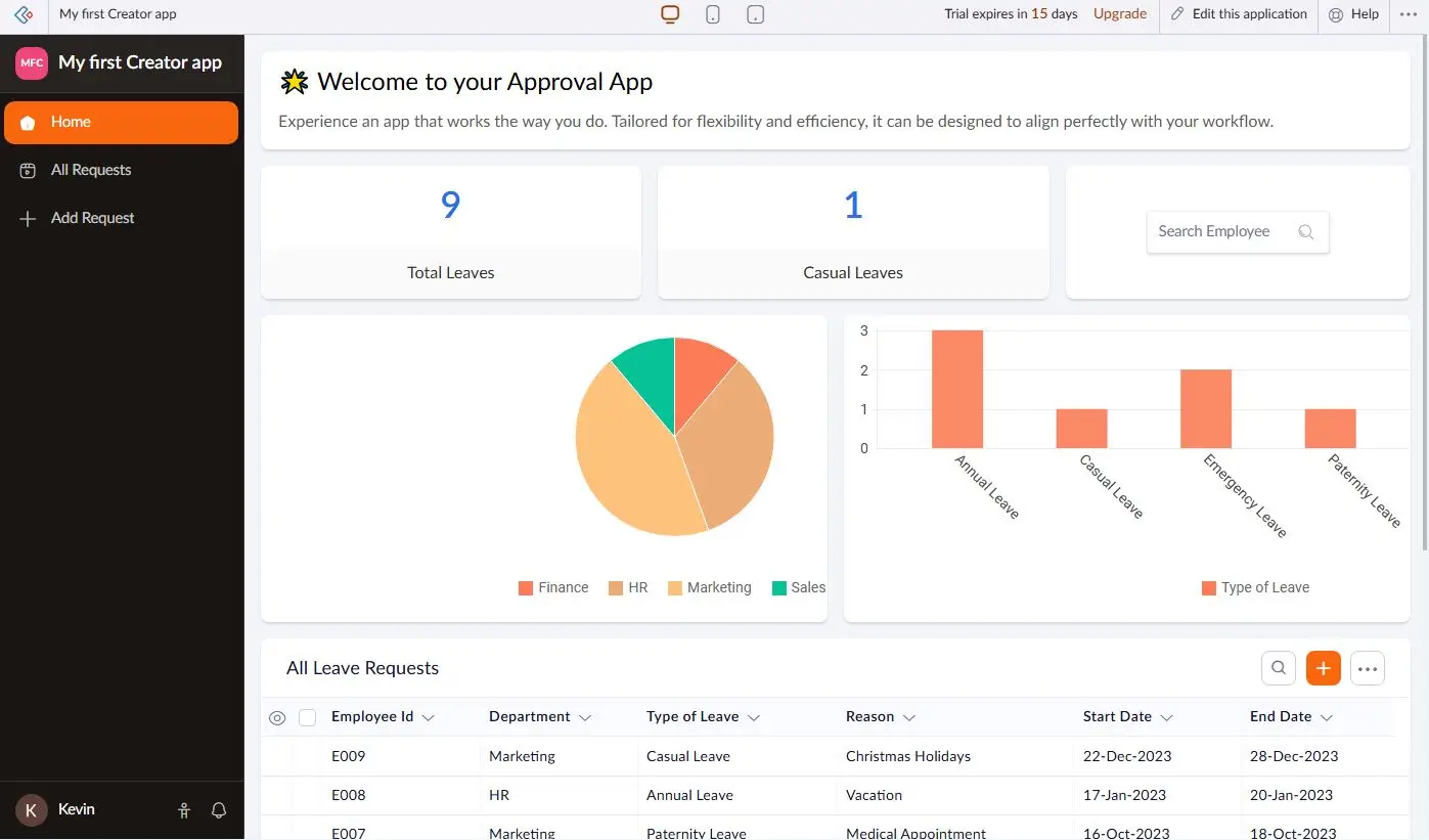 Zoho Creator ecosystem illustration