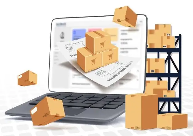 Zoho Inventory interface on laptop – inventory management dashboard