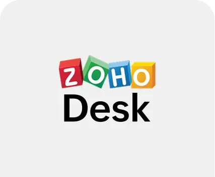 Zoho Desk logo – context-aware customer support and helpdesk platform