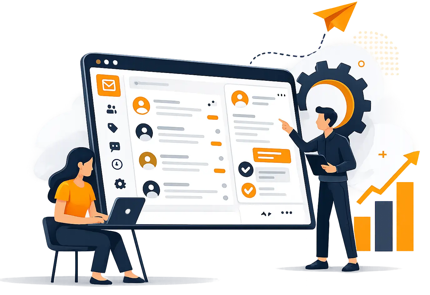 Zoho Connect Implementation and Consulting Services banner illustration